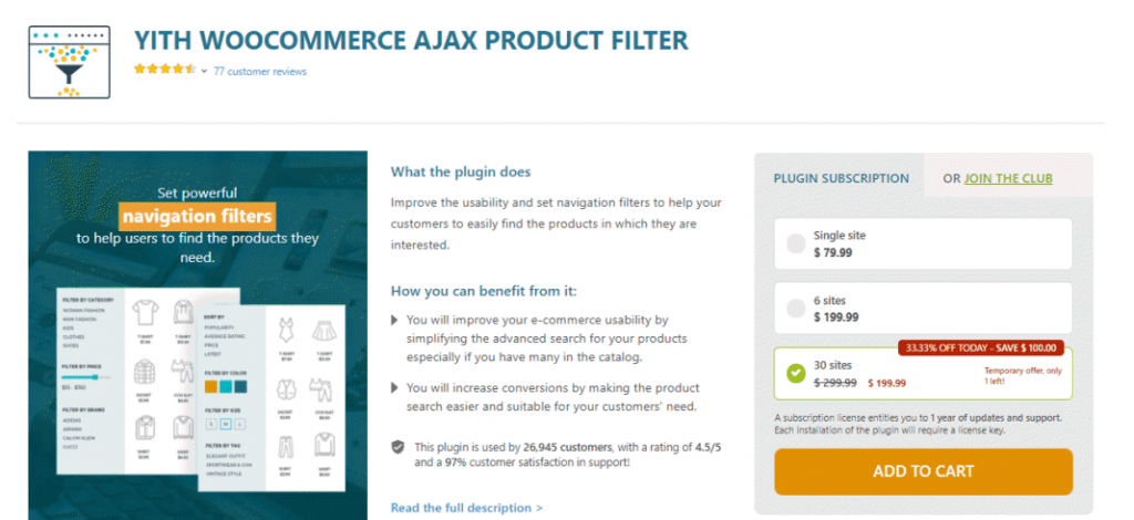 YITH WooCommerce Ajax Product Filter
